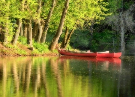 The Red Canoes