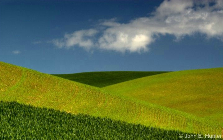 Crosscut Fields - Palouse - ID: 3833869 © John E. Hunter