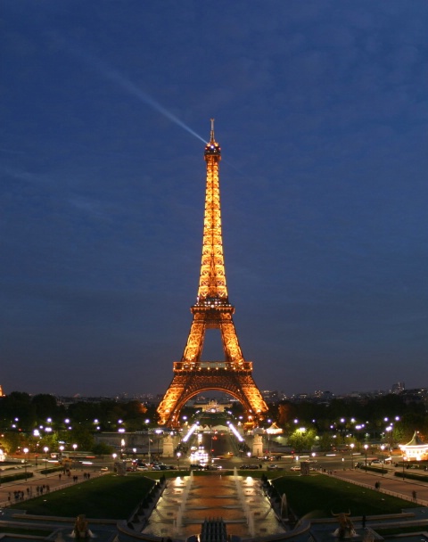 Paris at twilight