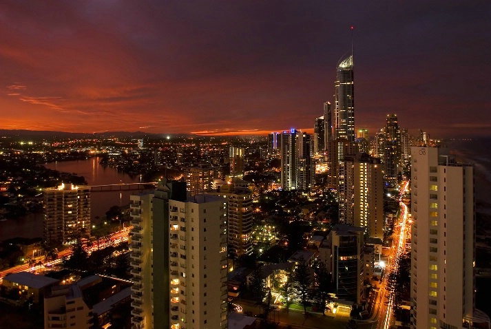 Night Show at Surfers Paradise