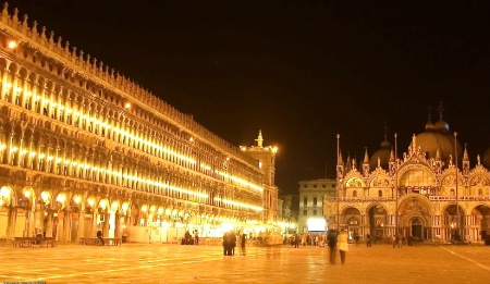 ST.  MARK'S  SQUARE AT NIGHT