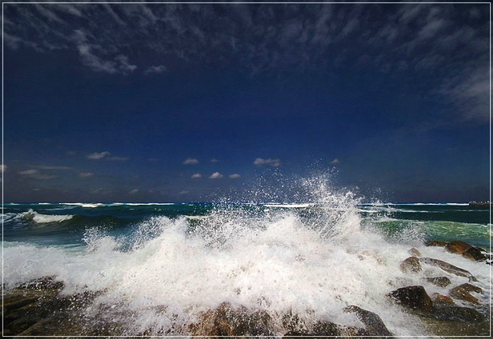 Seafoam In Blue