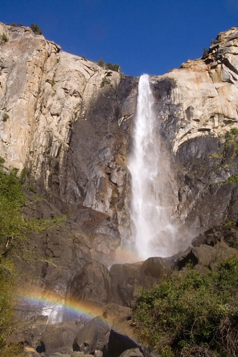 Bridalveil Falls with Rainbow