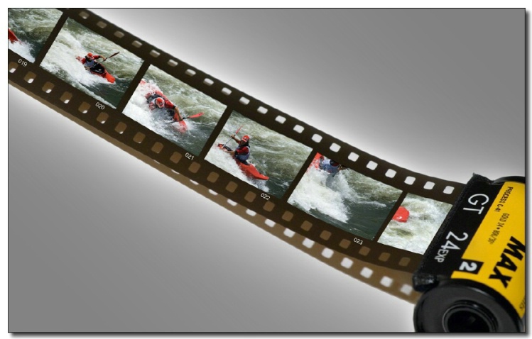 Kayaker on Film
