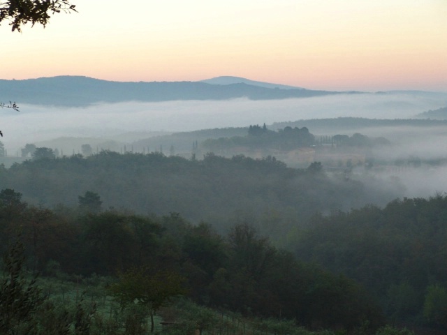 Sunrise over Tuscany, Oct 2006