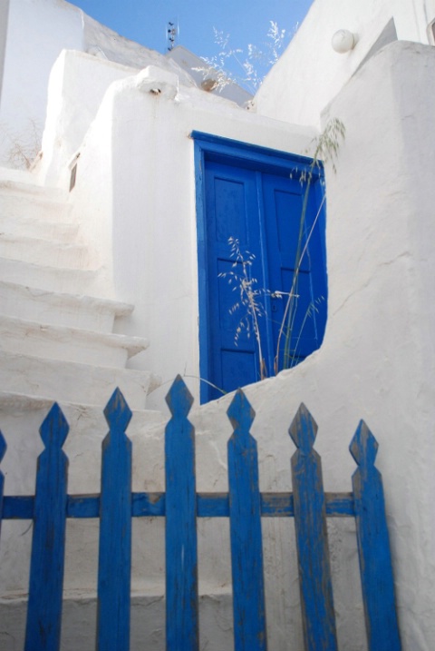 Blue is everywhere - in Greece