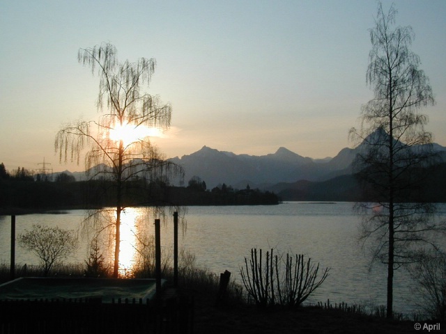 Sunrise Over the Alps