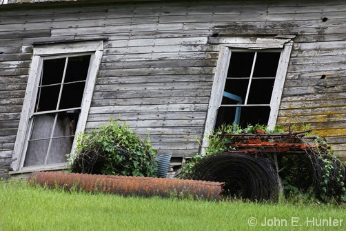 Old School House Windows - ID: 4027727 © John E. Hunter