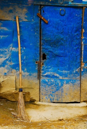 ~ ~ BROOM AND BLUE DOOR ~ ~ 