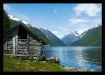 a cabin with a vi...