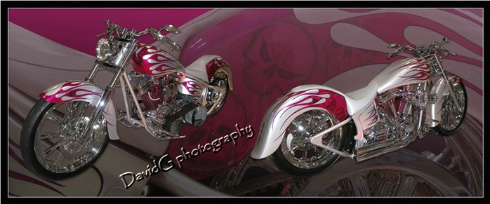 Silver/Magenta Motorcycle - ID: 4097979 © David P. Gaudin