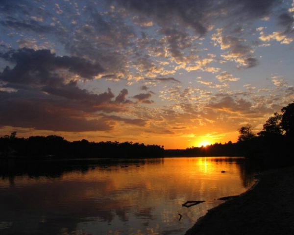 Sunset Lake Carasaljo