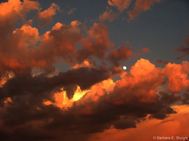 Moon in the Clouds