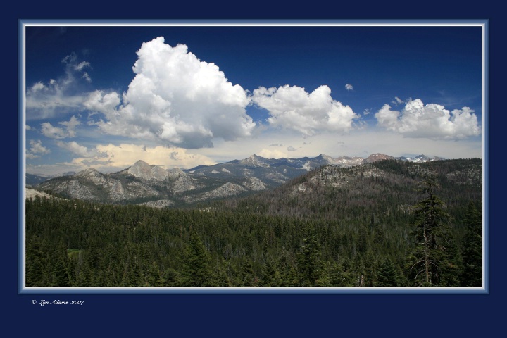 clouds over Yosemite ...