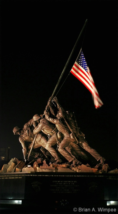 Iwo Jima at night...