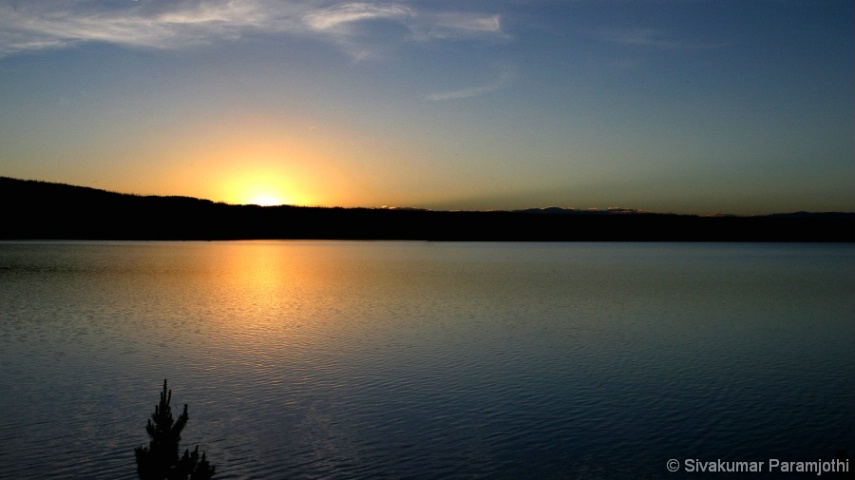 Lewis Lake Sunset!    Yellowstone National Park!