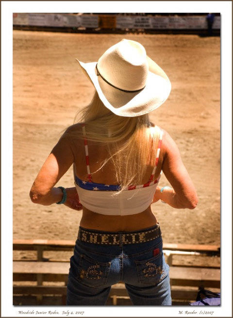 Spectator at the Rodeo