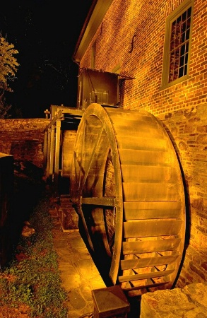 Light Painting at Aldie Mill