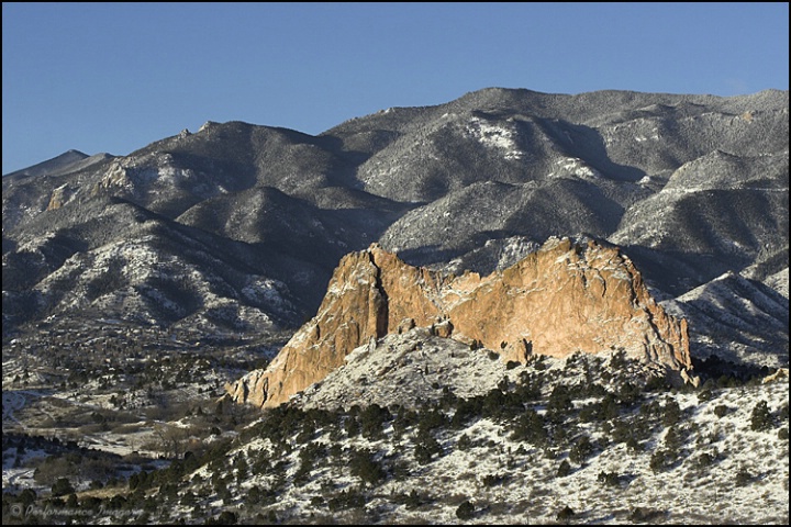 Snow Dusted Garden of the Gods