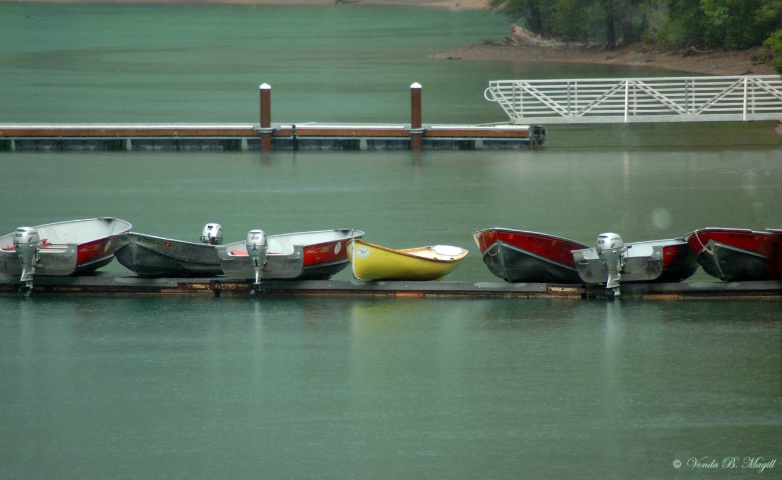 Rainy Day on Lake McDonald - Resubmit