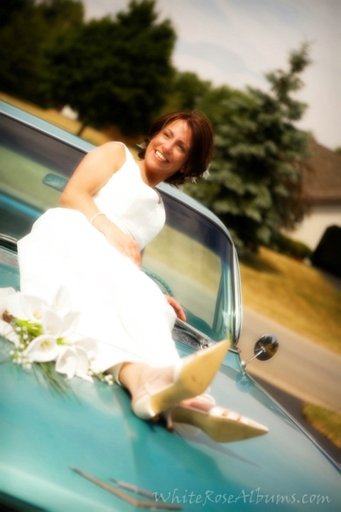 A Bride and Her Car