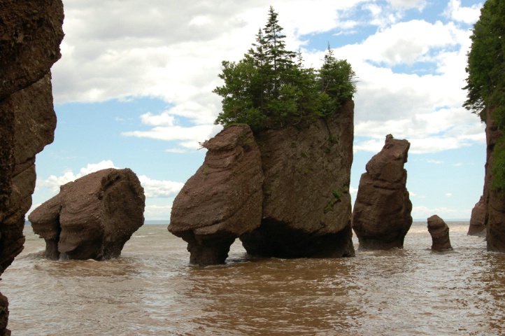 Hopewell Rocks in New Brunswick