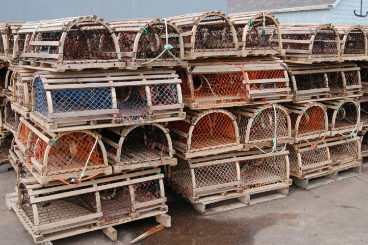 Lobster Traps in Nova Scotia