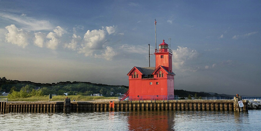 Big Red at Daybreak