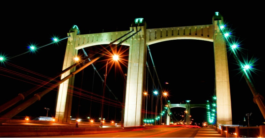 bridge to city