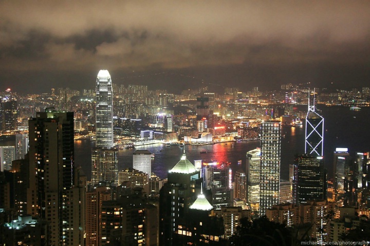 The City of Hong Kong - view from The Peak