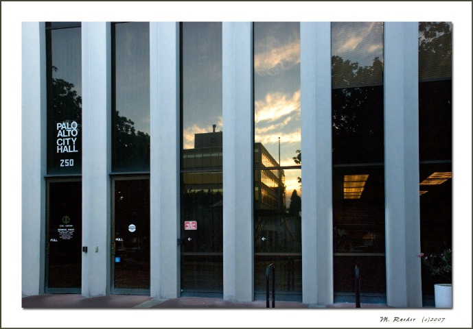 Sunset at City Hall