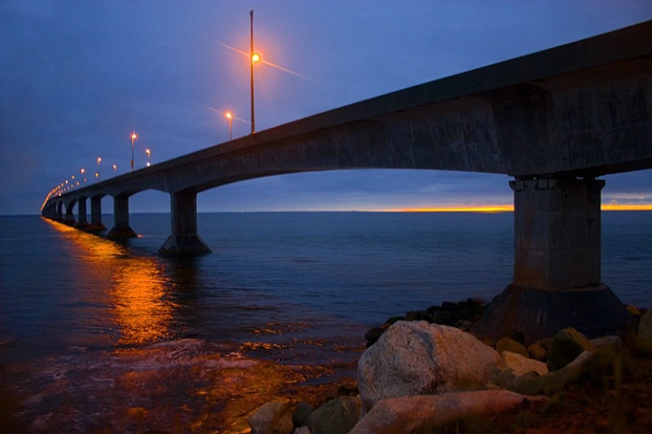 Twilight Over Confederation Bridge