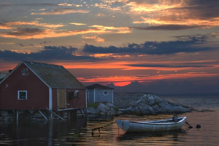 Last Light at Peggy's Cove