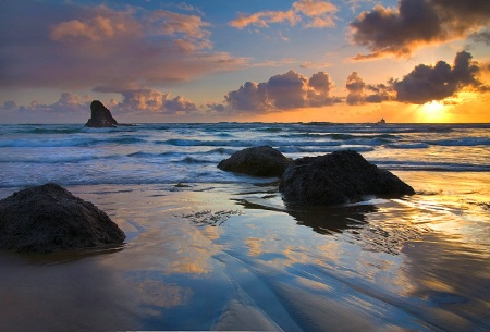 Reflections in the Sand