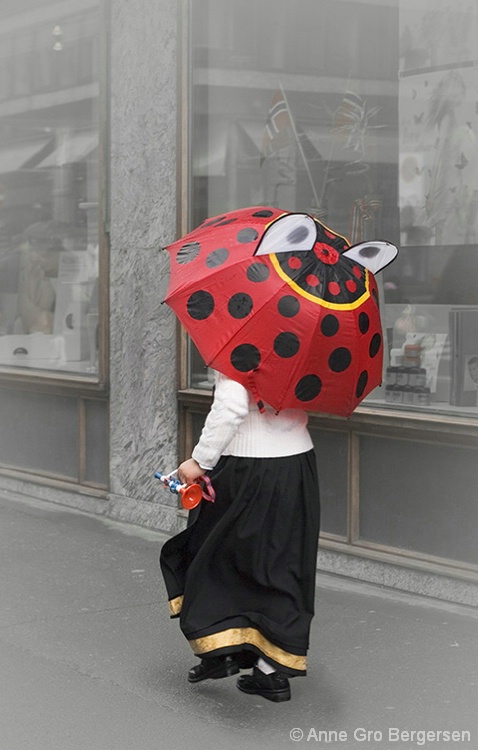 Umbrella girl