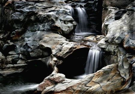 Glacial Potholes at Shelburne Falls, MA.