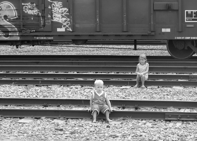 kids on the tracks
