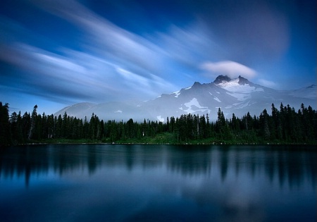 Ethereal Blue Mountain