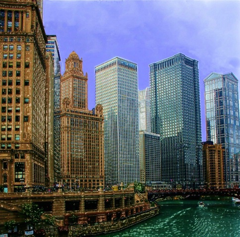 Chicago River at Michigan Ave