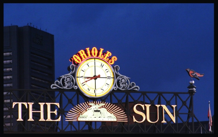 Orioles Clock