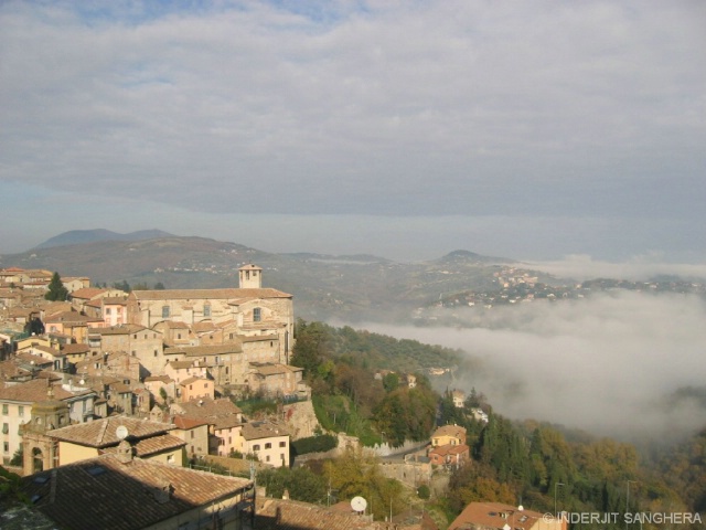 Perugia in the Mist
