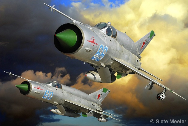 MiG 21-SMT Fishbed the 60 and 66