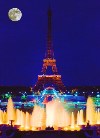 "The Eiffel At Night"