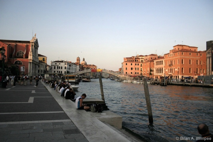 Venice Grand Canal near the Train Station
