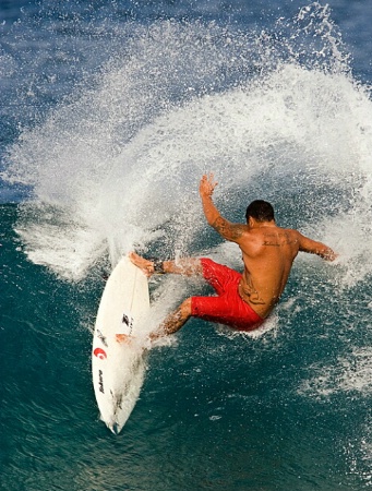 Tattoed Surfer