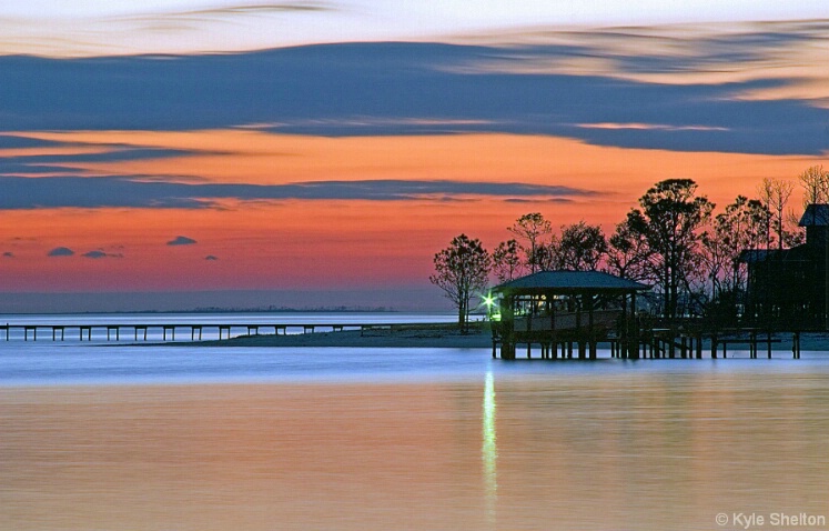 Sunset Pensacola Bay