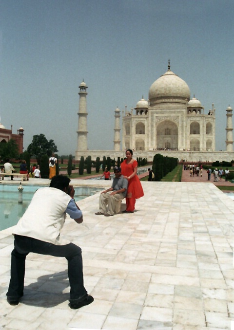 Taj Mahal Photo Shoot