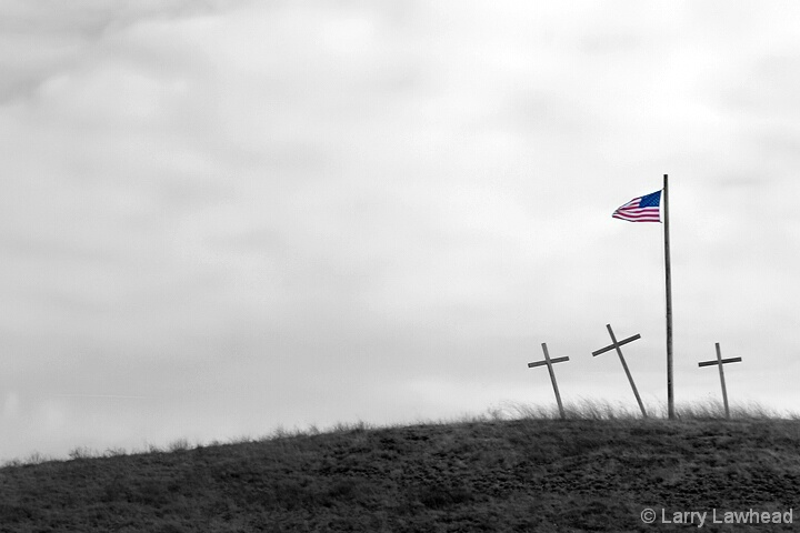 Flag and Crosses