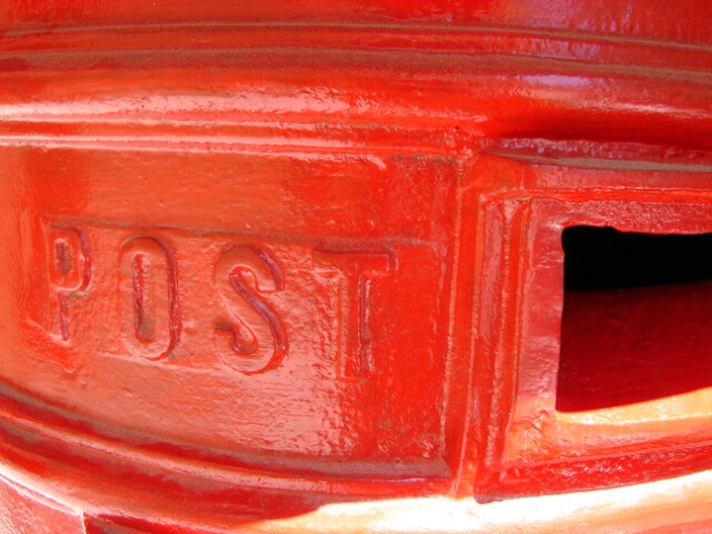 English letter box