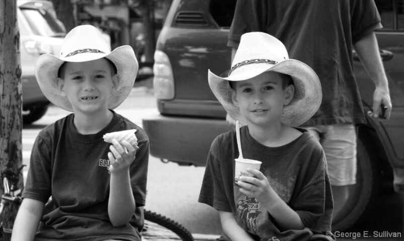 Two Young Cowboys